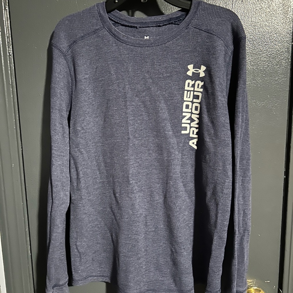 Under Armour Navy Long Sleeve Tee